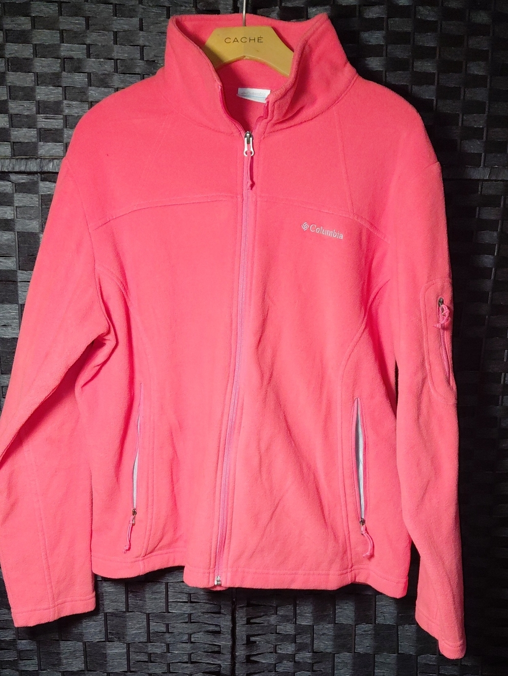 Columbia Women's Coral Pink Fleece Utility Jacket